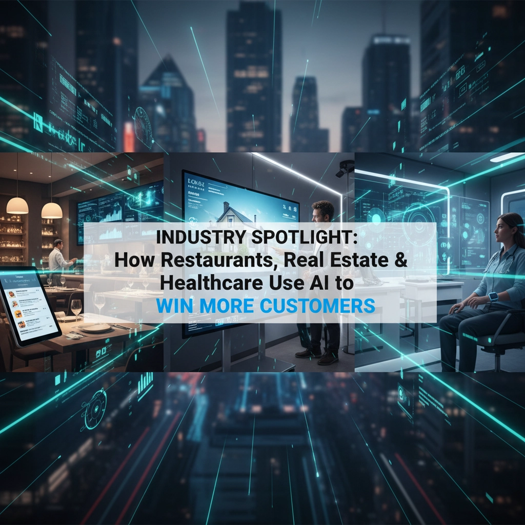 Industry Spotlight: How Restaurants, Real Estate & Healthcare Use AI to Win More Customers 7pp rqqevwy