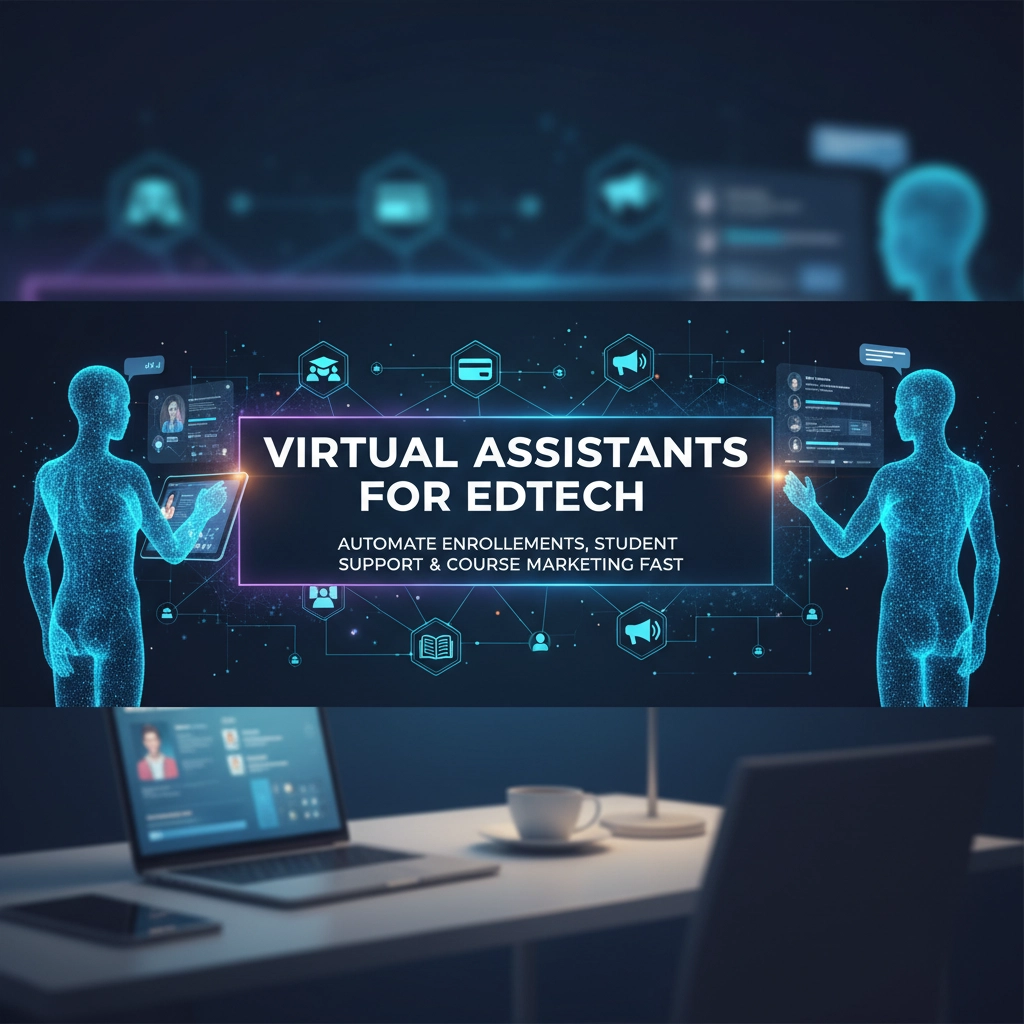 Virtual Assistants for EdTech: Automate Enrollments, Student Support & Course Marketing Fast gevvz6dgw3g