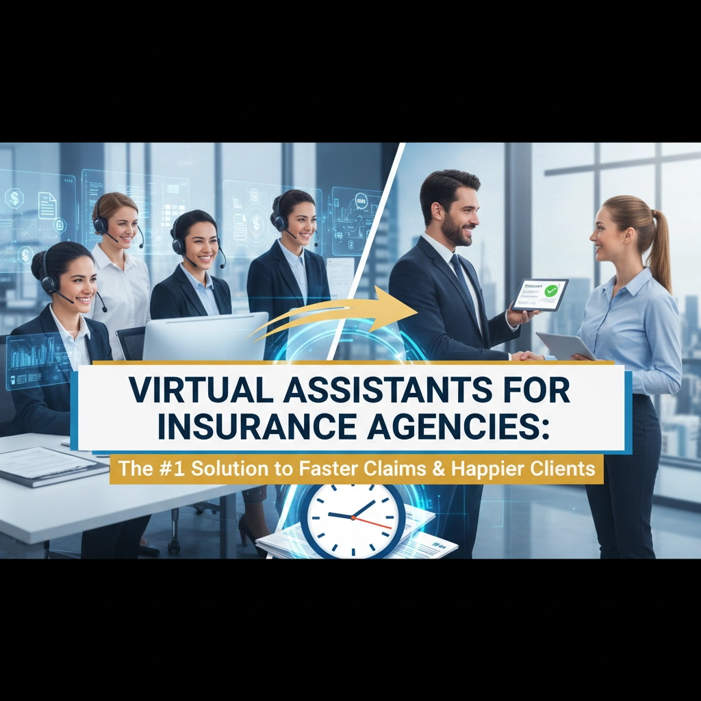 Virtual Assistants for Insurance Agencies: The #1 Solution to Faster Claims & Happier Clients yvqj0f48hh1