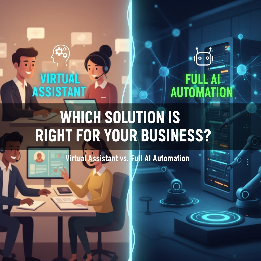 Virtual Assistant vs. Full AI Automation: Which Solution is Right for Your Business? jjubdqioecq