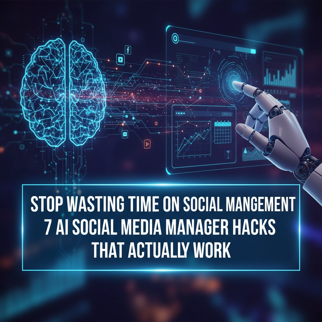 Stop Wasting Time on Social Media Management: 7 AI Social Media Manager Hacks That Actually Work rkygdk48ahf